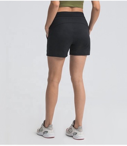 Activewear Nuevos pantalones cortos de yoga con cordón Gimnasio al aire libre Correr Fitness Deportes Pantalones cortos para mujeres - Product Image 3
