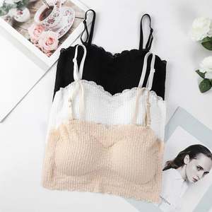 Reggiseno sottile da donna senza ferretto per contenere un paio di eleganti reggiseni senza spalline che prevengono la caduta del seno - Product Image 2