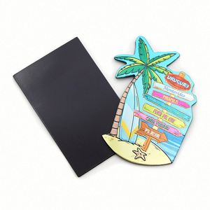 Professional Manufacturing Custom Photo Magnetic Metal Foil Print Kuwait Japan Souvenir <b>Fridge</b> Magnet - Product Image 1