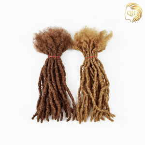 QH Extensions de dreadlocks au crochet 100% <span class=keywords><strong>cheveux</strong></span> humains, Sisterlocks 0,6 cm, 4-30 pouces, entièrement faites à la main, <span class=keywords><strong>cheveux</strong></span> brésiliens Remy, pour femmes noires <span class=keywords><strong>Rasta</strong></span> - Product Image 4