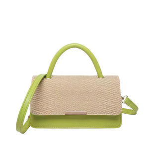 2025 printemps nouvelle mode carré sac à main femmes rétro épaule sac à bandoulière chaîne décoration - Product Image 3