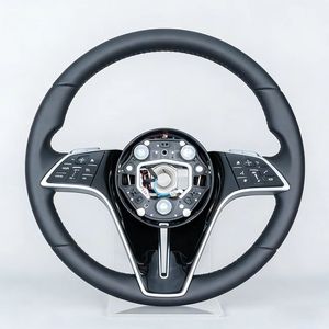 Volante Deportivo Modificado de Cuero Alemán para Mercedes-Benz <span class=keywords><strong>Maybach</strong></span> Clase S W223 con Acabado en Pintura Piano - Product Image 1