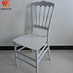 SMOOTH 2026 Classic White PP Wedding Banquet <b>Chair</b> Wholesale Easy Storage Hotel Reception Plastic Event <b>Chair</b> - Product Image 1