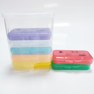 7 Day Color Drawer Style Pill Box Large Capacity 28 Compartments Portable Medicine Storage Case - Product Image 4
