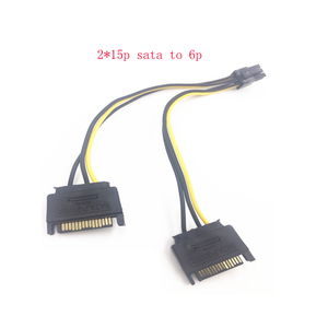 Tarjeta de visualización de vídeo, Cable de alimentación SATA Dual de 15 pines a 6 pines, <span class=keywords><strong>PCI</strong></span>-E, <span class=keywords><strong>PCI</strong></span> Express - Product Image 5
