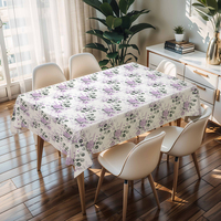 Nappe rectangulaire couleur café RNPT, motif, en PVC, pour mariage, banquet, événement