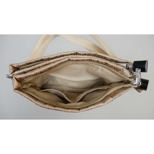 En stock Monogramme géométrique Jacquard Polyester Longue bandoulière Deux compartiments zippés Léger Petit sac à bandoulière unisexe - Product Image 4