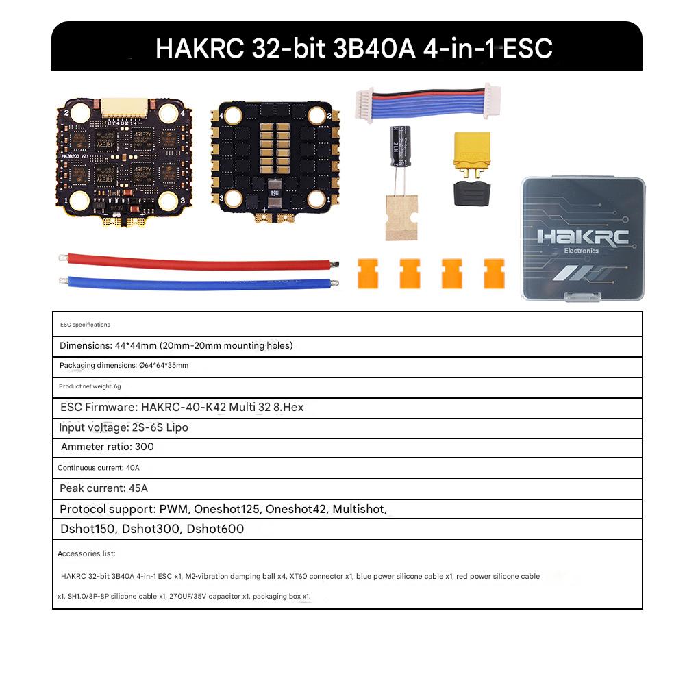 BLHeli_32 3B40A 4 EN 1 ESC