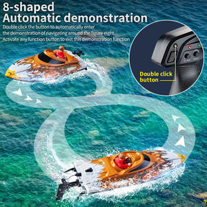 Nuovo Modello Barca <span class=keywords><strong>RC</strong></span> 2.4GHz con Batteria Ricaricabile 7.4V 700mAh, Lunga Autonomia, Controllo a 120m, Prestazioni da Corsa 25KM/h per Bambini - Product Image 6
