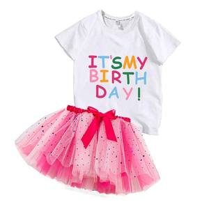 Bambini 2023 nuovi arrivi completi di compleanno 8 anni abbigliamento di compleanno per bambini abiti da ragazza DGHB-044 - Product Image 3