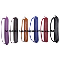 Étui à stylo carré en cuir élastique exquis, housse de protection pour stylet de tablette, clip extensible pour stylo, marque-page 160x30x30 - Direct