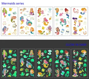 Cartoon Illuminated Tattoo Stickers For Customized Children's Tattoos On The Face And Arms