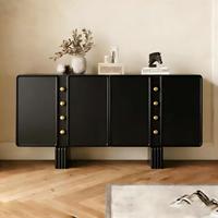 Buffet d'entrée JINXI en laque brillante de luxe italien, meuble de rangement moderne pour chaussures et salle à manger