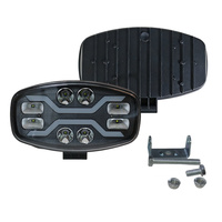 Lumière de travail tout-terrain super lumineuse à 8 LED, étanche IP67, 8000 lumens, 60W, en alliage d'aluminium pour camion, SUV, VTT