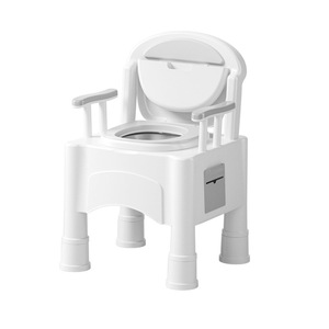 Cross-border Elderly Toilet Armrest Rack Sit Stool with Prevention Fall-up No-hole Design Assisted Toilet Support Safety Frame - Product Image 1