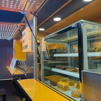 Remorque alimentaire pliable entièrement équipée Austar en aluminium pour la vente de glaces et de gelatos, idéale pour les desserts froids