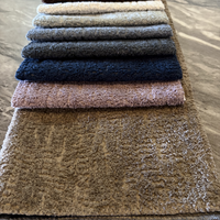 Nouveau tissu en velours bouclé Teddy, gaufré, tricoté, écologique, de poids moyen, pour ameublement et textiles de maison