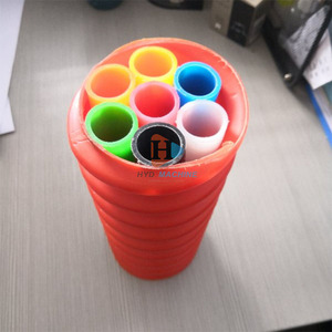 <span class=keywords><strong>HDPE</strong></span> polyethylene xoắn ốc sóng ống cá tuyết đa kênh cáp quang bó ống dự ứng lực ống đùn dây chuyền sản xuất - Product Image 6