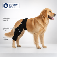 Attelle de Genou Réglable PETSGUARD pour Chien – Soutien Post-Opératoire pour Patte Arrière (ACL/CCL) – Orthopédique, Respirante, Anti-Rayures en Polyester