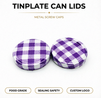 Tapas Metálicas a Prueba de Niños y Fugas para Botellas, de Hojalata de Grado Alimenticio, Ecológicas, de 43mm, 48mm, 63mm, 70mm, 82mm, Venta al por Mayor
