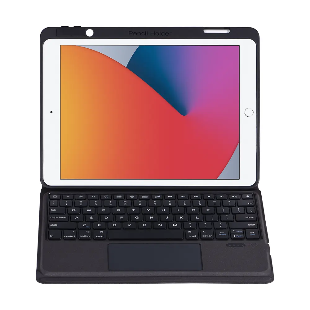 Sarung Tablet untuk iPad 10.2 Inci 2019/2020, Sarung Tablet Baru Keyboard Laptop Keyboard Mouse Trackpad