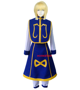 Ecowalson <span class=keywords><strong>Manga</strong></span> <span class=keywords><strong>Hunter</strong></span> <span class=keywords><strong>x</strong></span> <span class=keywords><strong>Hunter</strong></span> Kurapika Cosplay disfraz peluca dedos anillos cadena pendientes Anime uniformes Halloween fiesta trajes - Product Image 1