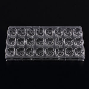 المطبخ نباح البولي الامبراطوري 24 تجاويف الحلوى تاج 3d البلاستيك الشوكولاته العفن - Product Image 5