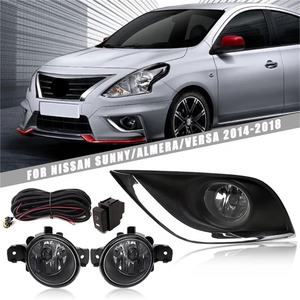 Kit <span class=keywords><strong>de</strong></span> Faros Antiniebla para Nissan Sunny Almera <span class=keywords><strong>Versa</strong></span> Sedán 2014 - 2019, Ensamblaje <span class=keywords><strong>de</strong></span> Lámpara Antiniebla <span class=keywords><strong>de</strong></span> Parachoques Delantero con Arnés <span class=keywords><strong>de</strong></span> Cables e Interruptor - Product Image 2