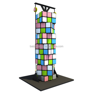 Équipement de terrain de jeu intérieur pour enfants de haute qualité, mur d'escalade magique, jeu de parc d'aventure, parc de trampoline, conception personnalisée gratuite - Product Image 1