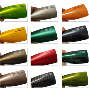 Film de protection de carrosserie en TPU <span class=keywords><strong>noir</strong></span> mat de haute qualité <span class=keywords><strong>pour</strong></span> <span class=keywords><strong>voiture</strong></span>, effet caméléon changeant de <span class=keywords><strong>couleur</strong></span> bleu, film de protection de <span class=keywords><strong>voiture</strong></span> satiné chromé - Product Image 2