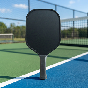 Raquettes de pickleball noires solides sans bordure, poignée antidérapante, forme standard pour adultes, toutes saisons - Product Image 6