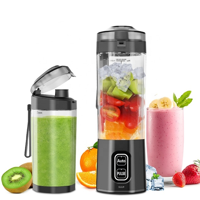 700ML Electric Mini Blender Small Size Rechargeable Portable Blender USB Fruit Smoothie Juicer Cup