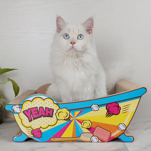 Giocattoli per animali domestici con Scratcher per gatti vasca da bagno e barca a forma di scratch per gatti - Product Image 5