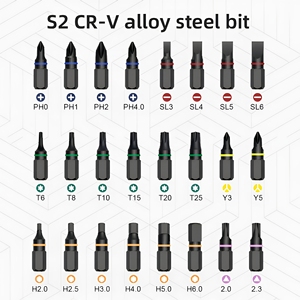 24 In 1 Ratcheting <b>Screwdriver</b> Set With Phillips Cross Bits For Home Diy Repair Tools - Product Image 5