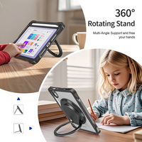 Casing penutup Tablet tahan guncangan, untuk iPad Mini 7 A17 Pro 2024, tahan guncangan, kasar, tali bahu, standar, Tablet
