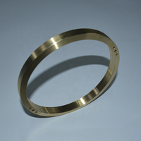 DXTSEALS Bague d'huile en laiton sur mesure pour roulement de moteur électrique, type fendu, usinée avec précision, lubrification par bain d'huile -40°C à 200°C