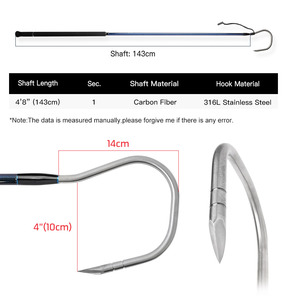 Móc câu cá biển lớn bằng sợi carbon NOEBY, siêu bền, sức mạnh tối đa, hàn chắc chắn, kiểu Voyager - Product Image 3