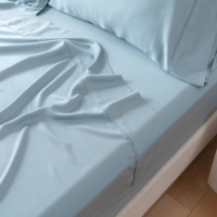 100% draps de bambou bambou Viscose refroidissement doux respirant draps de lit ensemble de literie drap de lit en bambou