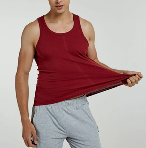 <span class=keywords><strong>Camiseta</strong></span> sin mangas de algodón de verano para <span class=keywords><strong>hombre</strong></span>, chaleco de algodón Con parte inferior deportiva para estudiantes, chaleco suelto de algodón blanco, Tops - Product Image 5