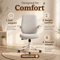 Chaise d'étude et de travail en mesh pour adolescents, collégiens et lycéens - Design ergonomique, réglable en hauteur, chaise de bureau à domicile