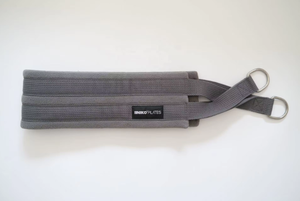 สายรัดพิลาทิสแบบกว้าง INIKO คุณภาพสูง สีเทา ผลิตจากโพลีเอสเตอร์/คอตตอน ขนาด 1200x120 มม. น้ำหนัก 335 กรัม ผลิตในจีน สำหรับเครื่อง Cadillac - Product Image 4