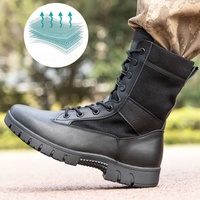 BAEWOON TB49 Bottes tactiques unisexes de haute qualité, ultra légères, antidérapantes, respirantes, à tige haute, pour femmes, pour le voyage, le camping et l'entraînement