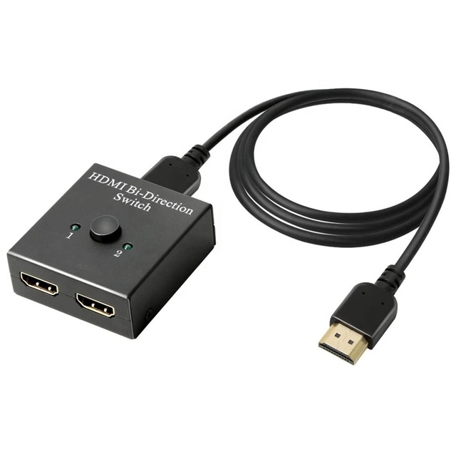 4K HDMI Bi-Direction Switch 2 Input 1 Output and 1 Input 2 Output Compatible for Firestick, Xbox PS4 Roku HDTV and More