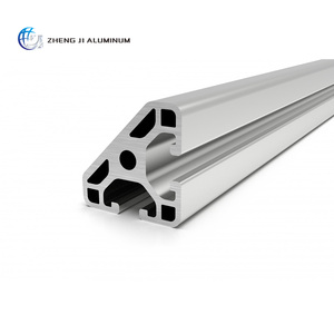 Fournisseur mince en aluminium d'aluminium <span class=keywords><strong>de</strong></span> profil du profil <span class=keywords><strong>90</strong></span> ° en aluminium usiné d'extrusion <span class=keywords><strong>de</strong></span> rail - Product Image 2