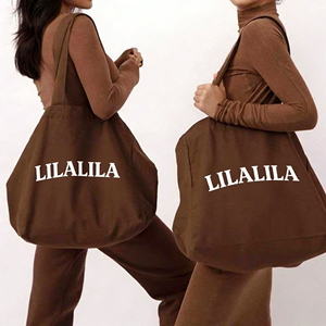 Low MOQ Factory Direct Blank Brown Canvas <strong>Bag</strong> Large Reusable Eco Friendly Shopping <strong>Tote</strong> <strong>Bag</strong> with Custom <strong>Print</strong> - Product Image 1
