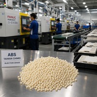 Gránulos de ABS de Ultra Alto Flujo al por Mayor, Pellets de Resina de Grado de Inyección de Pared Delgada para Piezas Complejas de Carcasas Electrónicas
