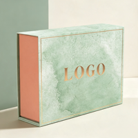 Boîtes d'emballage rigides en carton de luxe personnalisées avec fermeture magnétique, grand format, finition mate, boîtes cadeaux avec logo