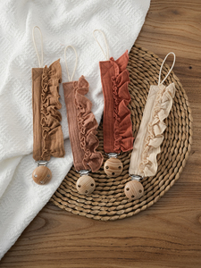 Nuevo Diseño de Moda: Cadena de Tela para Chupetes de Bebé, Anticaída, Colorida, de Algodón, Personalizable - Product Image 1