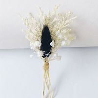 Boho Set Mini Bouquet de Fleurs Séchées Naturelles Fleurs Préservées pour la Table Décoration de Mariage Boîte aux Lettres Cadeaux