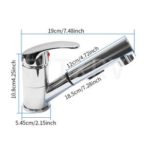HEYRV Rubinetto Estraibile di Alta Qualità in Acciaio Inox per Lavello Cucina Camper <span class=keywords><strong>Roulotte</strong></span> Bagno - Product Image 6